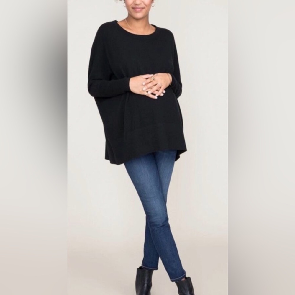 Current/Elliott Hatch Maternity Stiletto Classic Blue Jeans